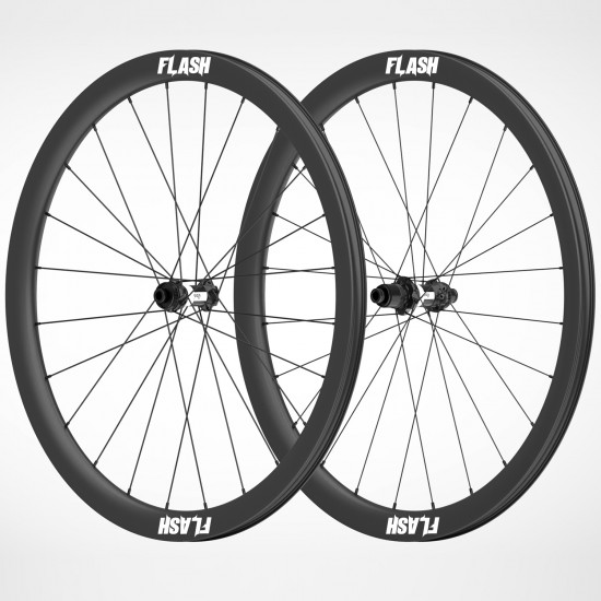 Ruota in Carbonio 700C 40x28mm Tubeless con Gancio/Senza Gancio / Tubolare per Bicicletta da Strada
